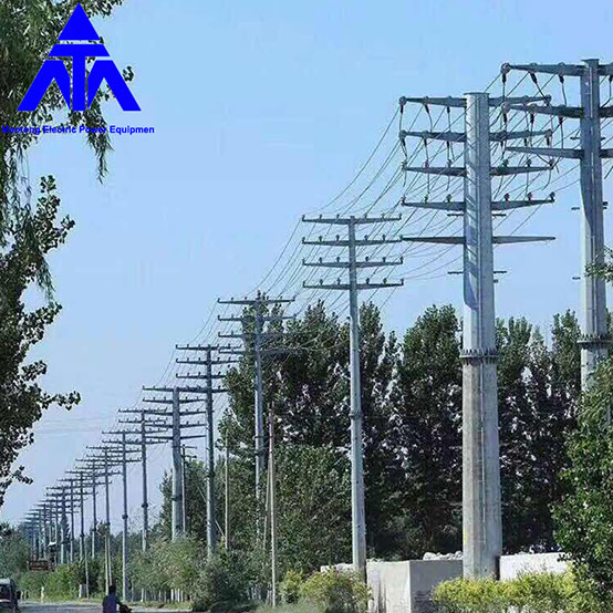 132KV 138KV 230KV मोनोपोल टॉवर सेल्फ पोल ट्रान्समिशन टॉवर