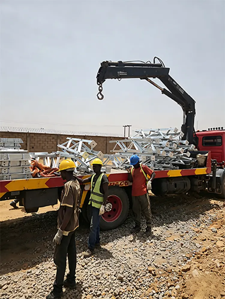 नायजेरिया झारिया 330kV सबस्टेशन प्रकल्पासाठी साइटवर प्रगती