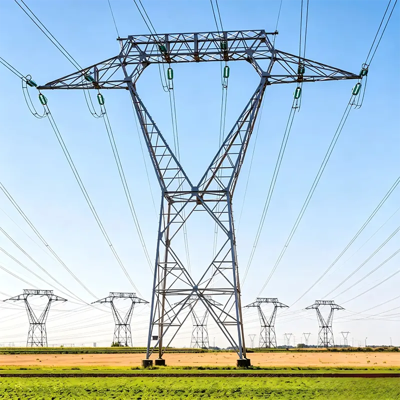 400kV उच्च व्होल्टेज ट्रान्समिशन लाइन टॉवर