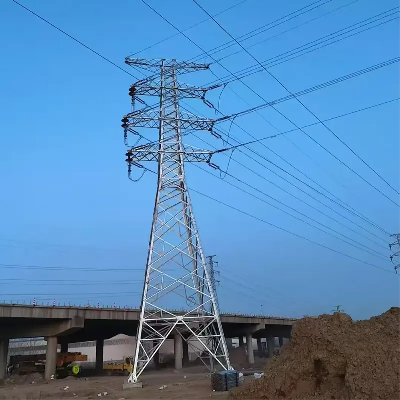 हवामान प्रतिरोधक गॅल्वनाइज्ड अँगल स्टील टॉवर